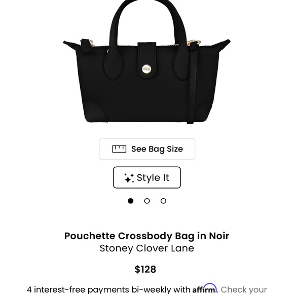 NWT Stoney Clover Lane Pouchette Crossbody Bag - Picture 4 of 7